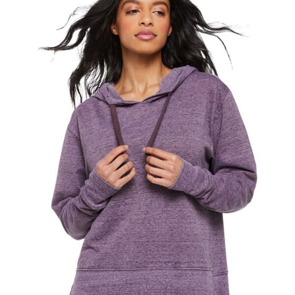 Ladies' Vintage Wash Fleece Hooded Sweatshirt Thumbnail