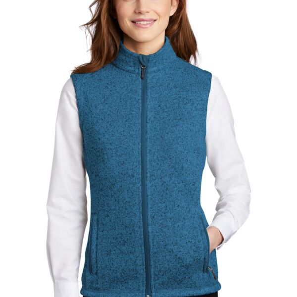 Women's Sweater Fleece Vest Thumbnail