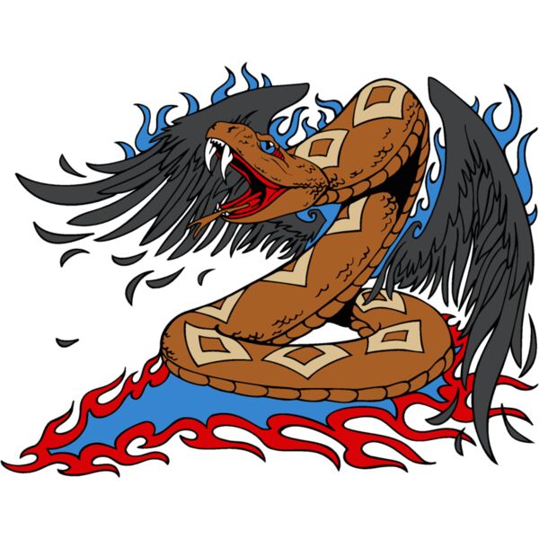 flaming winged snake 01 Thumbnail