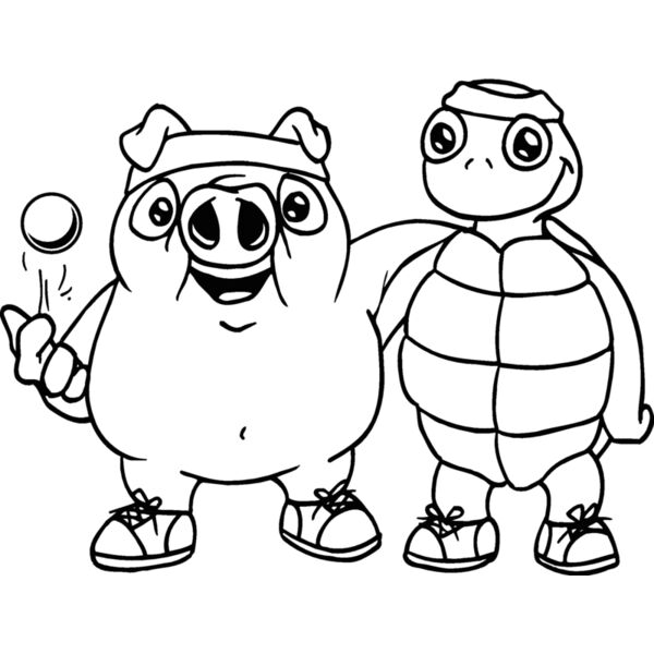 turtle and pig Thumbnail