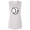 Ladies' Bella Flowy Scoop Muscle Tank Thumbnail