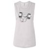Ladies' Bella Flowy Scoop Muscle Tank Thumbnail